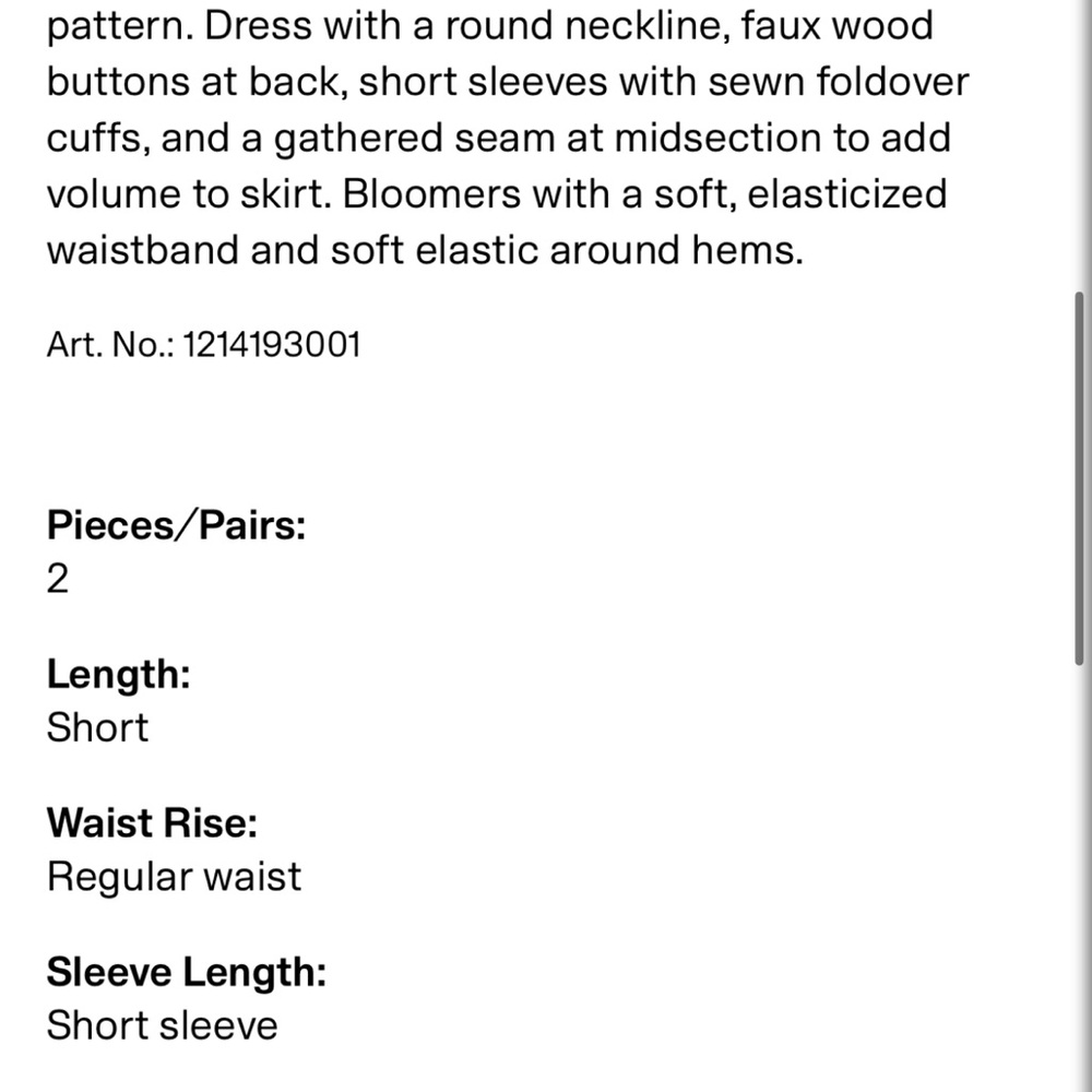 H&M Linen Set - Picture 2 of 4